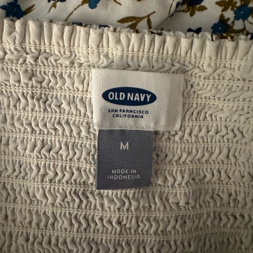 Old navy size medium white mini dress